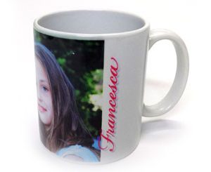 tazza bianca personalizzabile
