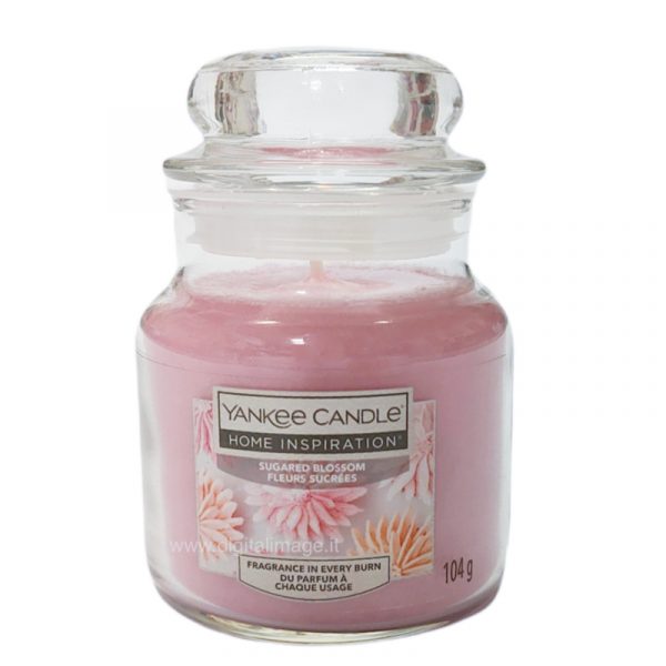 candela yankee candle sugared blossom piccola