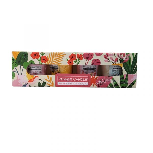 confezione regalo 4 candele yankee candle