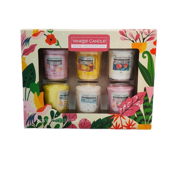 confezione 6 candele yankee candle