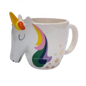tazza unicorno in ceramica