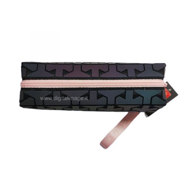astuccio pigna monocromo riflettente rosa