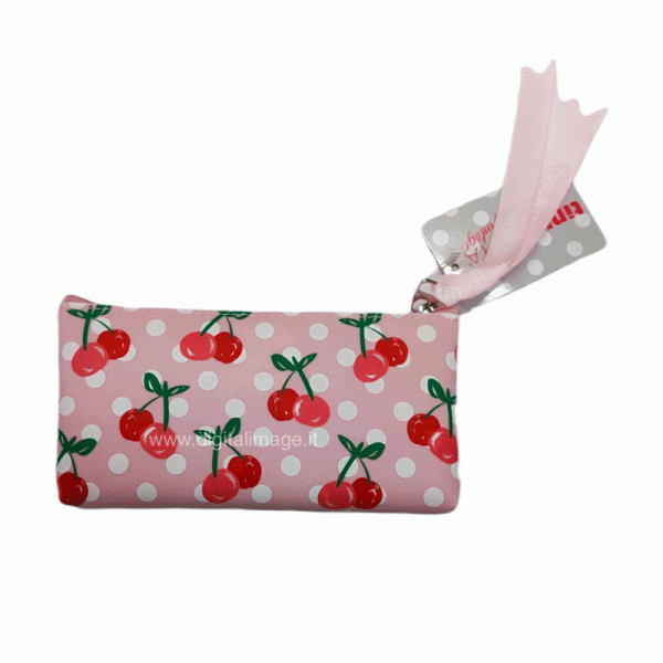 ASTUCCIO PENNE IN SILICONE CON ZIP ROSA - Gadget Regalo Peragashop