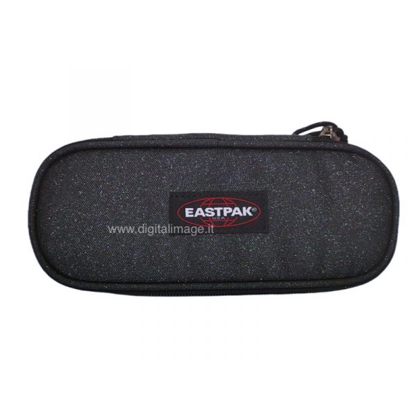 astuccio eastpak glitter nero ovale