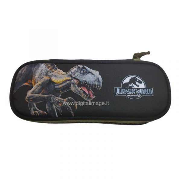 astuccio ovale jurassic world