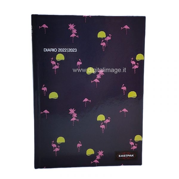 diario eastpak con fenicotteri rosa