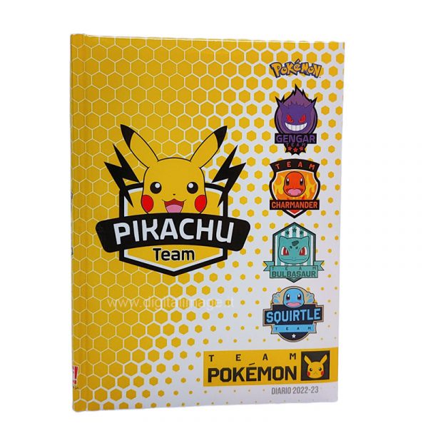 diario scuola pokemon picachu