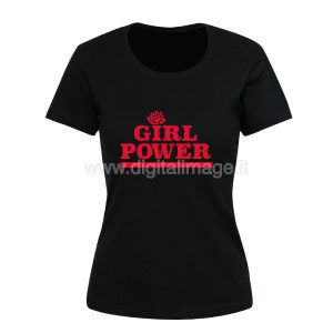 t-shirt donna girl power
