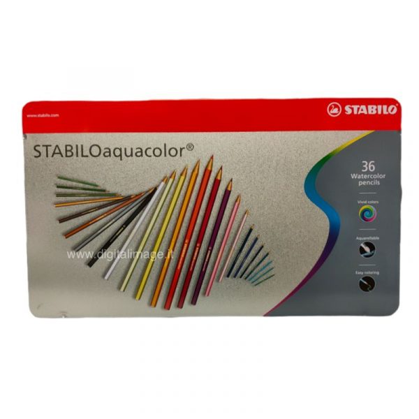 pastelli stabilo aquacolor confezione 12 pezzi
