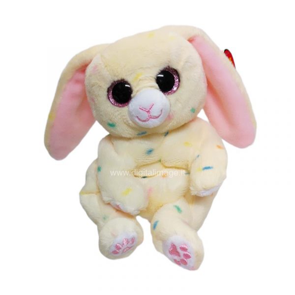 peluche beanie boos spring coniglietto giallo