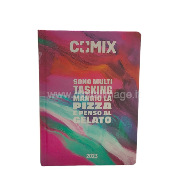 agenda comix multicolor rosa