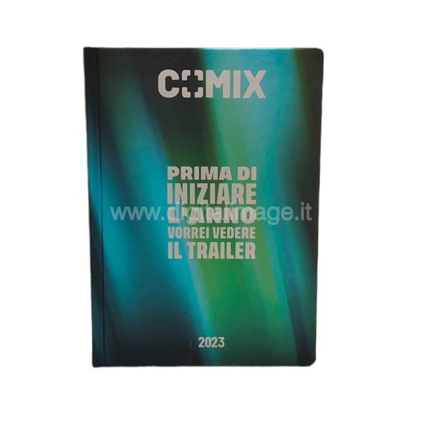 agenda comix multicolor 2023 azzurra