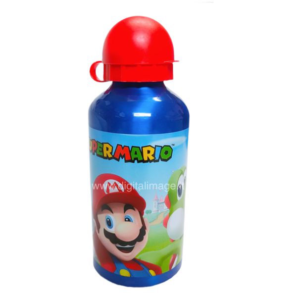 borraccia super mario in alluminio