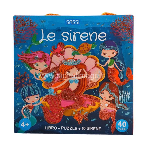 puzzle a tema sirene con libretto
