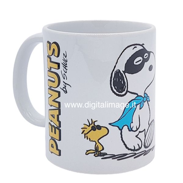 tazza peanuts snoopy super eroe