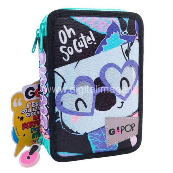 astuccio gopop koala 3 zip