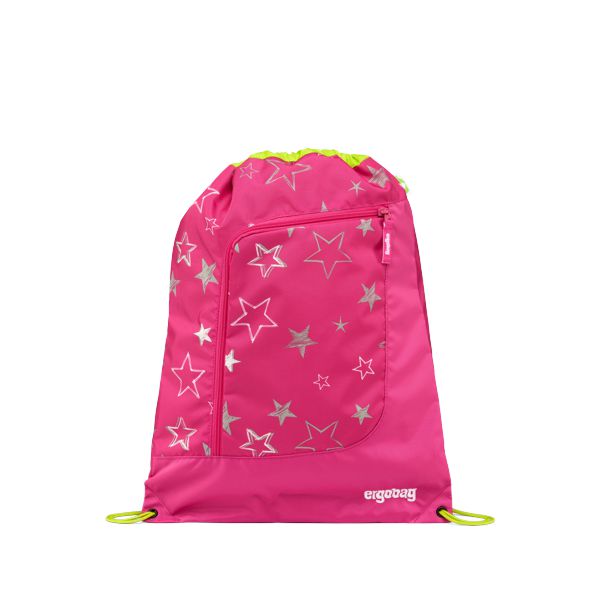 sacca ergobag starlight bear rosa con stelle