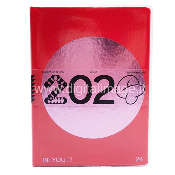 agenda be you 2024 rossa modello venus formato standard