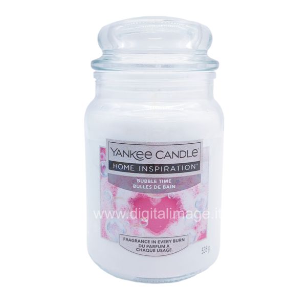 candela yankee candle bubble time in giara grande