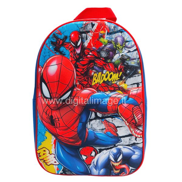 zaino asilo spiderman 3d