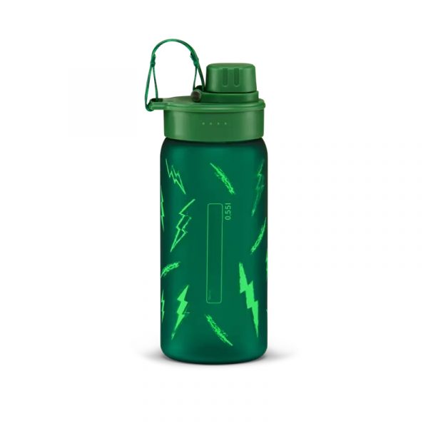 borraccia ergobag lightnings con fulmini in tritan con spazio per il nome