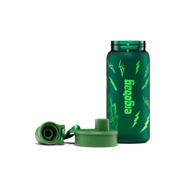 borraccia ergobag lightnings con fulmini in tritan con ampia apertura per una facile pulizia
