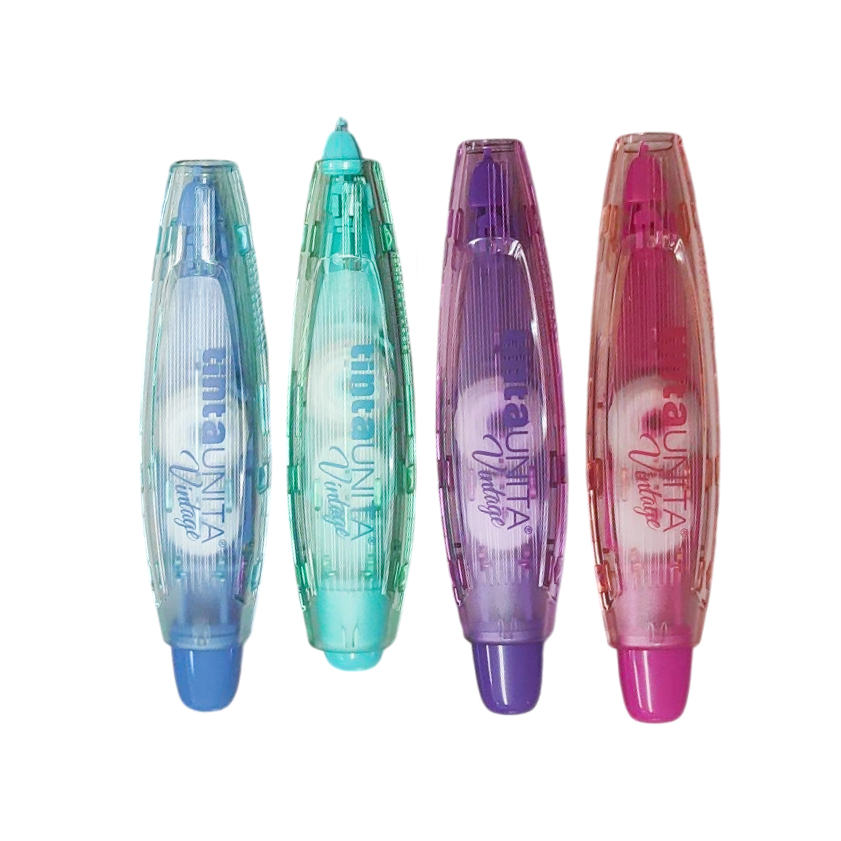 correttore a nastro tinta unita vintage