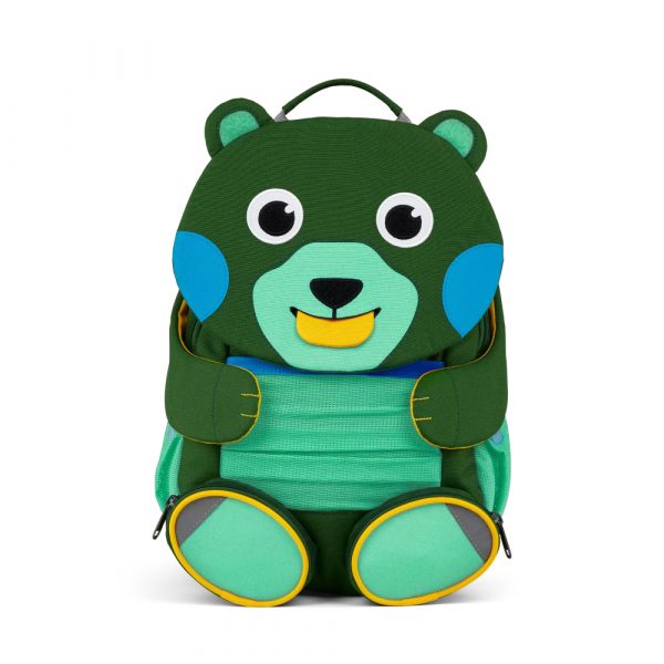 zaino asilo orso verde in edizione limitata