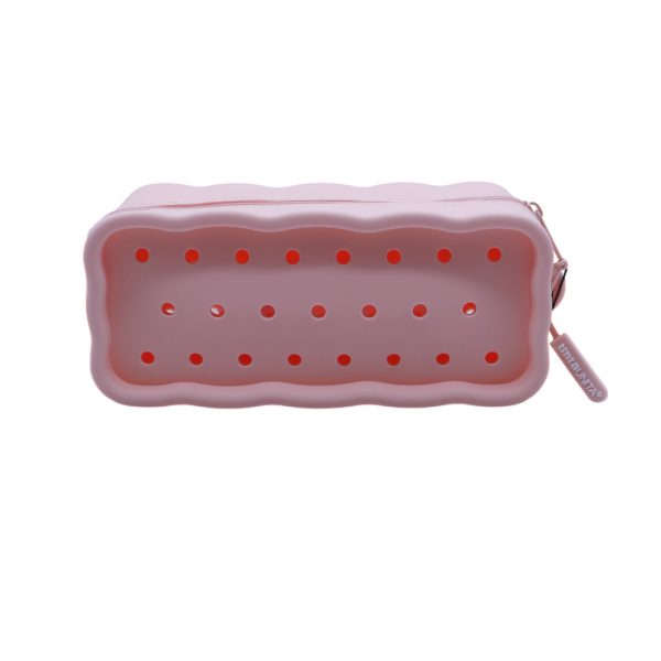 astuccio bauletto in silicone tinta unita click con pins intercambiabili con fori anche sul retroastuccio bauletto in silicone tint