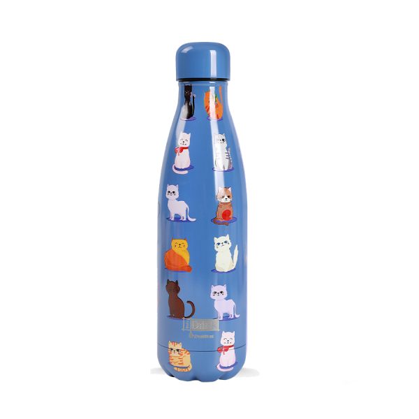 borraccia termica gatti bluette
