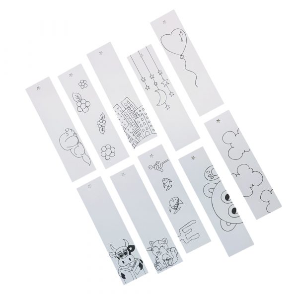 set crea i tuoi segnalibri con10 segnalibri da disegnare e colorare