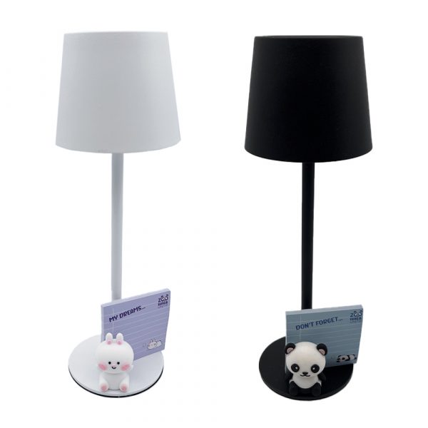 lampada da tavolo animali con panda o coniglietto