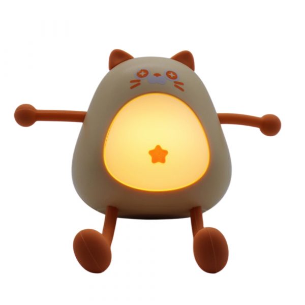 lampada gatto led con ricarica usb