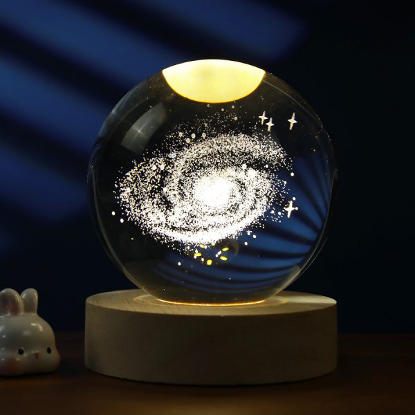 lampada sfera galassia