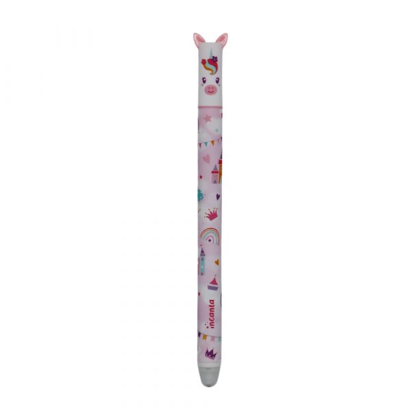 penna cancellabile unicorno con click